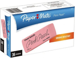 Paper Mate - Rectangle Rubber Eraser - Pink - Exact Tooling
