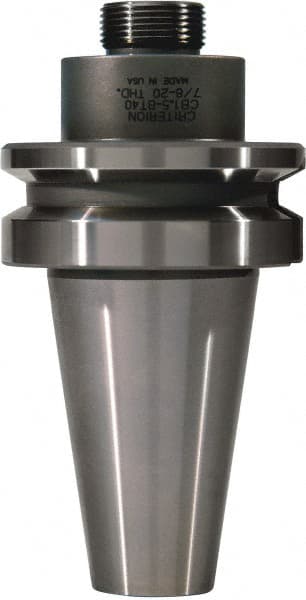 Allied Machine and Engineering - 1-1/2-18 Threaded Mount, Boring Head Taper Shank - Threaded Mount Mount, 2.06 Inch Projection, 3 Inch Nose Diameter - Exact Tooling