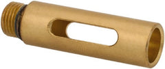 Value Collection - Blow Gun Safety Nozzle - 1/8 NPSM, 1.49" Hose Length, Brass - Exact Tooling