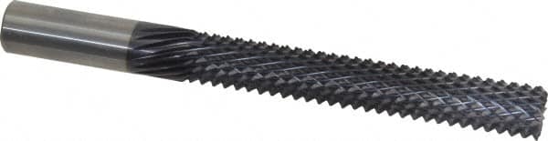 Onsrud - 1/2" Diam, 3-1/8" LOC, Burr End, Solid Carbide Diamond Pattern Router Bit - Right Hand Cut, 5" OAL, 1/2" Shank Diam, Use on Composites - Exact Tooling