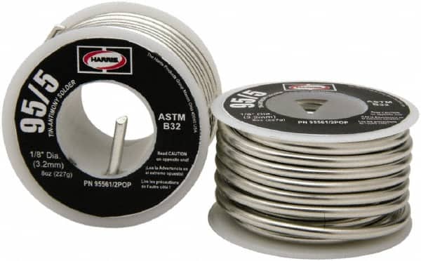 Lincoln Electric - Solder Type: Solder Diameter (Inch): 1/8 - Exact Tooling