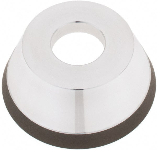 Tru-Maxx - 95mm Diam, 1-1/4" Hole Size, 1" Overall Thickness, 150 Grit, Type 11V9, Tool & Cutter Grinding Wheel - Very Fine Grade, Diamond - Exact Tooling