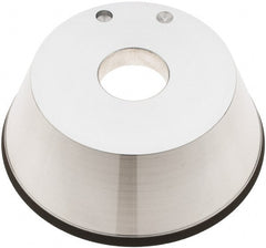 Tru-Maxx - 5" Diam, 1-1/4" Hole Size, 1" Overall Thickness, 100 Grit, Type 11V9, Tool & Cutter Grinding Wheel - Fine Grade, CBN - Exact Tooling