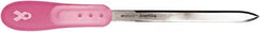 Westcott - 9" Long Blade, Stainless Steel, Double Edged, Letter Opener - 10-3/8" OAL, Plastic Handle - Exact Tooling