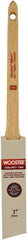 Wooster Brush - 1" Angled Nylon/Polyester Sash Brush - 2-3/16" Bristle Length, 6-13/16" Maple Handle - Exact Tooling