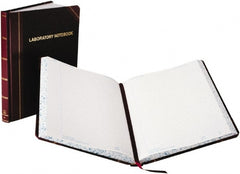 Boorum & Pease - 150 Sheet, 8-1/8 x 10-3/8", Composition Book - Black & Red - Exact Tooling