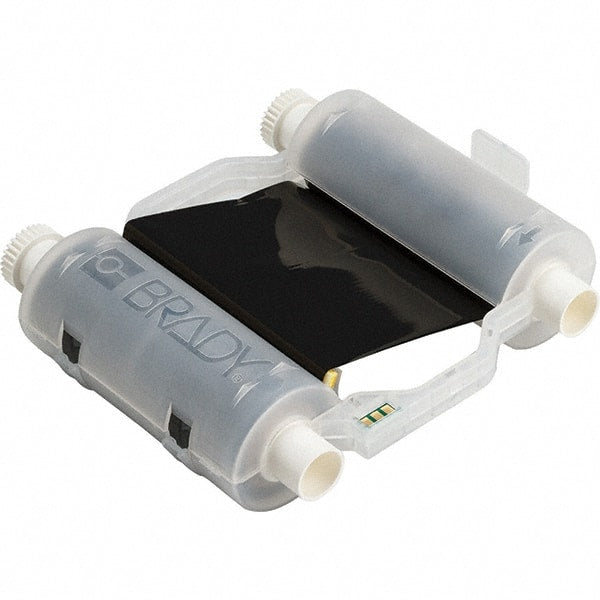 Brady - 4.33" Wide, Black Resin Ribbon 1 Black Ribbon Cartridge - For BBP30 Label Printer, BBP33 Label Printer, BBP35 Multicolor Sign & Label Printer, BBP37 Color & Cut Sign & Label Printer, BradyPrinter S3100, BBP31 Sign & Label Printer - Exact Tooling