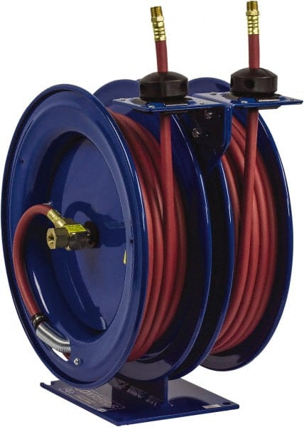 CoxReels - 50' Spring Retractable Hose Reel - 300 psi, Hose Included - Exact Tooling