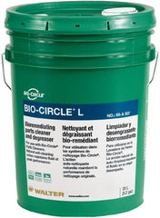 Bio-Circle - 5.3 Gal Bucket Parts Washer Fluid - Water-Based - Exact Tooling