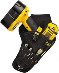 CLC - Drill/Impact Driver Holster with 8 Pockets - Ballistic Polyester, Black - Exact Tooling