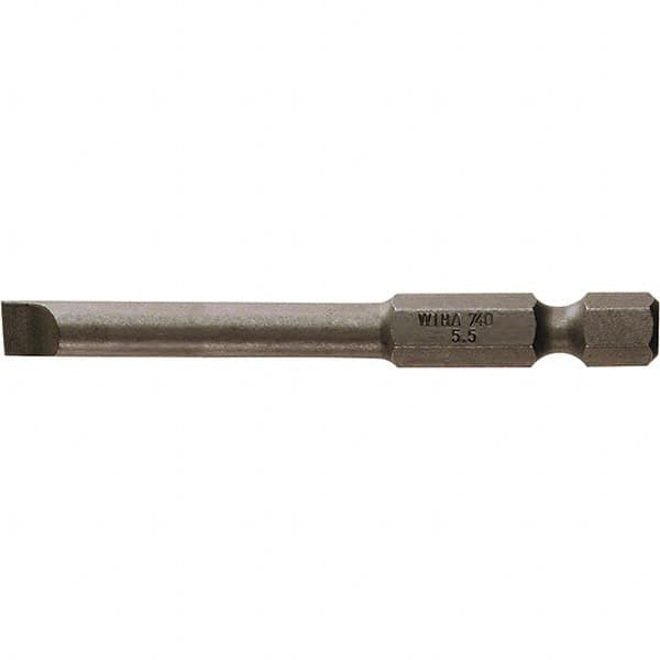 Wiha - 5/32" Power Bit - 1/4" Drive, 2-3/4" OAL - Exact Tooling