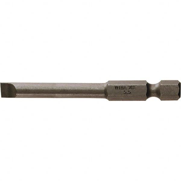 Wiha - 7/32" Power Bit - 1/4" Drive, 2-3/4" OAL - Exact Tooling