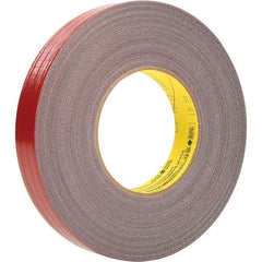 3M - 54.8m x 24mm x 12.1 mil Red Polyethylene Cloth Duct Tape - Exact Tooling