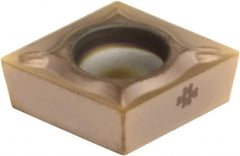 Sumitomo - CCMT21.52 ESU Grade AC520U Carbide Turning Insert - TiAlN/AlCrN Finish, 80° Diamond, 1/4" Inscr Circle, 3/32" Thick, 1/32" Corner Radius - Exact Tooling