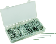 1000 Pc. Cotter Pin Assortment - 1/16" x 1" - 5/32" x 2 1/2" - Exact Tooling