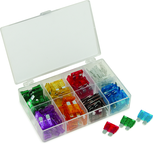 96 Pc. Blade Fuse Assortment - Zinc electrodes - Exact Tooling
