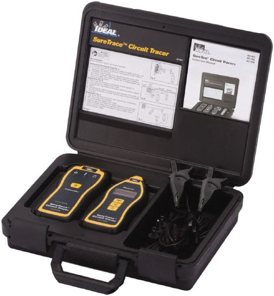 Ideal - 6 Piece, Circuit Tracer Kit - 600 Volt Max, LED Display - Exact Tooling
