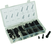 106 Pc. Metric Socket Head Screw Asst. - M4 x 12 - M10 x 40 - Exact Tooling