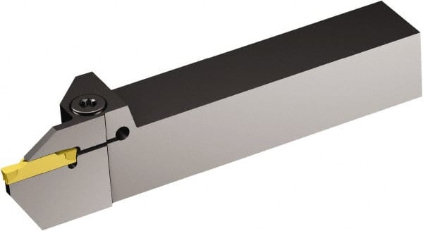 Sandvik Coromant - External Thread, 0.79" Max Depth of Cut, 2.39mm Min Groove Width, 5" OAL, Right Hand Indexable Grooving Cutoff Toolholder - 3/4" Shank Height x 3/4" Shank Width, N123F2-0250-CM Insert Style, RF123..B Toolholder Style, Series CoroCut 1-2 - Exact Tooling