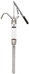 PRO-LUBE - Oil Lubrication 10 Strokes/oz Flow Aluminum & Steel Lever Hand Pump - Exact Tooling