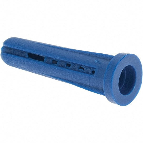 Value Collection - #8 to #10 Screw, 3/16" Diam, 7/8" Long, Plug Drywall & Hollow Wall Anchor - Plastic, Use with Concrete/Masonry, Drywall & Wallboard - Exact Tooling