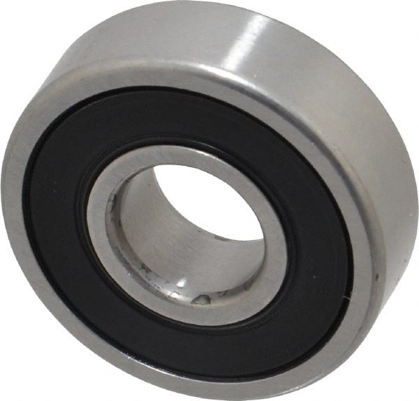 SKF - 12mm Bore Diam, 32mm OD, Double Seal Deep Groove Radial Ball Bearing - 10mm Wide, 1 Row, Round Bore, 3,100 Nm Static Capacity, 7,280 Nm Dynamic Capacity - Exact Tooling