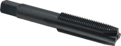 Cleveland - 5/8-18, 3 Flute, Oxide Finish, High Speed Steel Spiral Point Tap - Plug Chamfer, Right Hand Thread, 2B Class of Fit, Series 1011BO - Exact Tooling