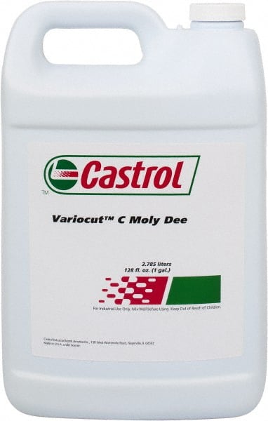 Castrol - Variocut C Moly Dee, 1 Gal Bottle Cutting & Tapping Fluid - Straight Oil - Exact Tooling