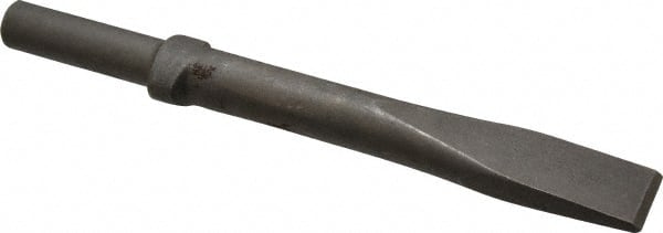Ingersoll-Rand - 1" Head Width, 9" OAL, 3/4" Shank Diam, Flat Chisel - Round Drive, Round Shank, Steel - Exact Tooling