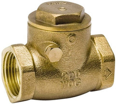 Value Collection - 1-1/2" Brass Check Valve - Check Swing, IPS, 200 WOG - Exact Tooling
