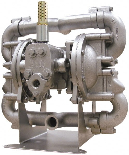 SandPIPER - Air Operated Diaphragm Pump - Neoprene Diaphragm, Aluminum Housing - Exact Tooling