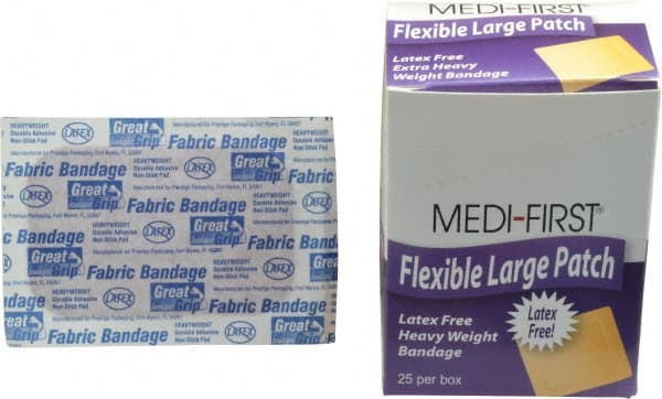 Medique - 3" Long x 2" Wide, General Purpose Pad - Woven Fabric Bandage, Latex Free - Exact Tooling