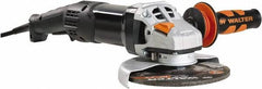 WALTER Surface Technologies - 6" Wheel Diam, 9,600 RPM, Corded Angle & Disc Grinder - 5/8-11 Spindle - Exact Tooling