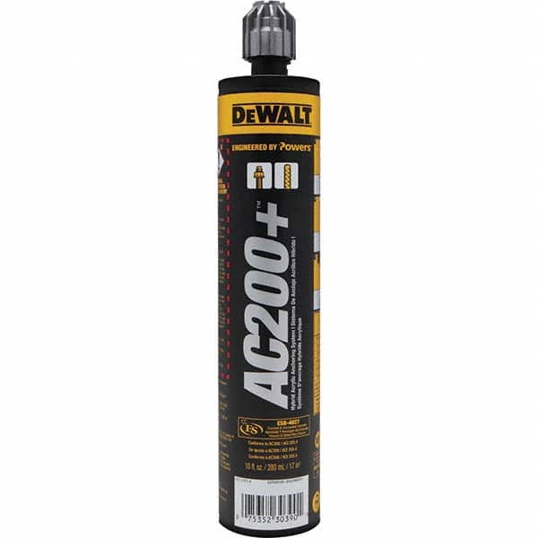 DeWALT Anchors & Fasteners - Anchoring Adhesives Adhesive Material: Acrylic Volume (fl. oz.): 9.50 - Exact Tooling