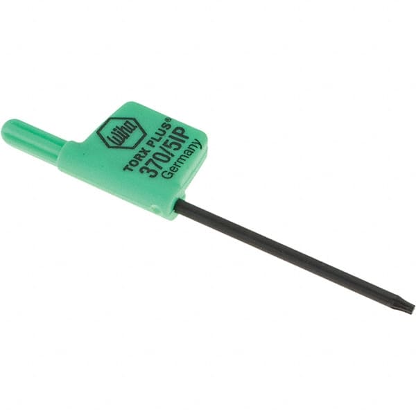 Wiha - IP5 Torx Plus Key - Flag-Style, 35mm Length Under Head, 2.6" OAL - Exact Tooling
