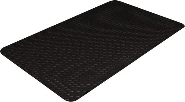 Ability One - 3' Long x 2' Wide x 9/16" Thick Dry/Wet Environment Anti-Fatigue Matting - Exact Tooling
