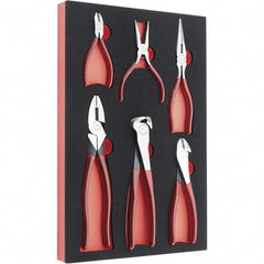 Proto - 6 Piece Crimper/Cutter Cutting Pliers - Comes in 11 x 16 Foam Insert - Exact Tooling