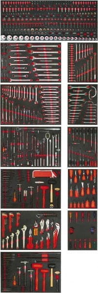 Proto - 613 Piece Master Tool Set - Comes in Workstation - Exact Tooling