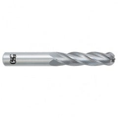 5/8" Dia. - 5" OAL - Bright CBD - Ball End SE EM - 4 FL - Exact Tooling