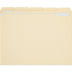 UNIVERSAL - 9-5/8 x 11-3/4", Letter Size, Manila, File Folders with Top Tab - 11 Point Stock, 1/5 Tab Cut Location - Exact Tooling
