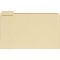 UNIVERSAL - 9-5/8 x 14-3/4", Legal, Manila, File Folders with Top Tab - 11 Point Stock, 1/5 Tab Cut Location - Exact Tooling