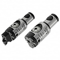 Iscar - 32mm Body Diam, Manual Single Cutter Boring Head - 35mm to 53mm Bore Diam - Exact Tooling