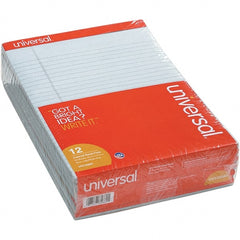 UNIVERSAL - 50 Sheet, 8-1/2 x 11", Legal (Style) Note Pad - Blue - Exact Tooling