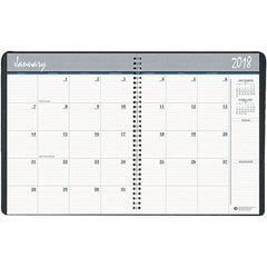 House of Doolittle - 32 Sheet, 6-7/8 x 8-3/4", Monthly Planner - Black - Exact Tooling