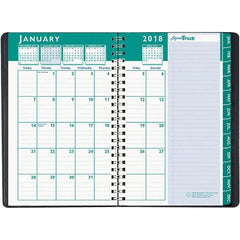 House of Doolittle - 128 Sheet, 5 x 8", Weekly/Monthly Appointment Book - Black - Exact Tooling