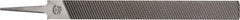 PFERD - 12" Long, Second Cut, Flat American-Pattern File - Single Cut, 0.31" Overall Thickness, Tang - Exact Tooling