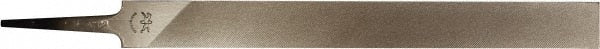 PFERD - 12" Long, Bastard Cut, Lathe American-Pattern File - Single Cut, 0.28" Overall Thickness, Tang - Exact Tooling