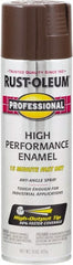 Rust-Oleum - Dark Brown, Gloss, Rust Proof Enamel Spray Paint - 14 Sq Ft per Can, 15 oz Container, Use on Multipurpose - Exact Tooling