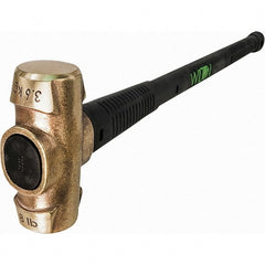 Wilton - Non-Sparking Hammers Tool Type: Brass Hammer Head Material: Brass - Exact Tooling