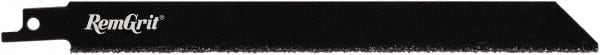 Disston - 8" Long x 3/4" Thick, Bi-Metal Reciprocating Saw Blade - Straight Profile, Toothed Edge, Universal Shank - Exact Tooling